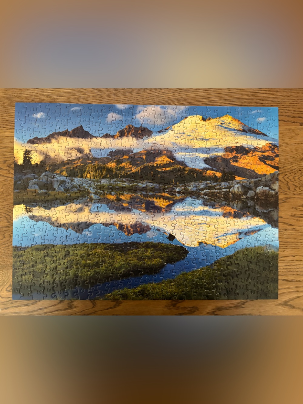 Mountain Scene 500 Piece Jigsaw Puzzle